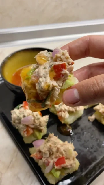 Crispy sushi rice με oriental express asian food