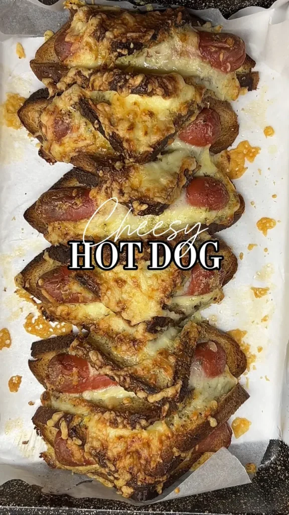 Hotdog με κρεμώδη σως και κασέρι