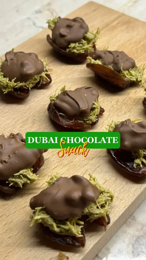 Dubai chocolate σνακ που πρέπει να δοκιμάσεις
