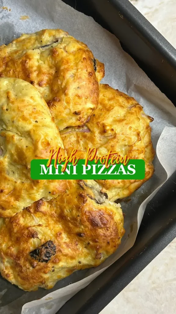 High protein ατομικά πιτσάκια